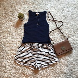 J. Crew striped shorts